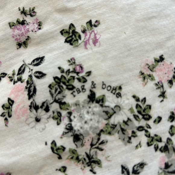 EUC Rag & Bone Floral T-Shirt, Size Small (oversized) - Picture 3 of 4